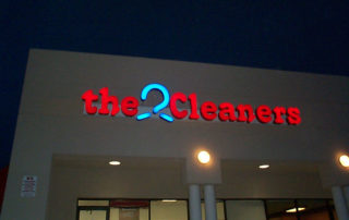 The-Cleaners Illuminated Exterior Sign