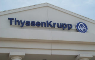 ThyssenKrupp - Exterior Building Sign