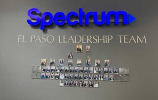 Wall sign LED Channel letters for Spectrum